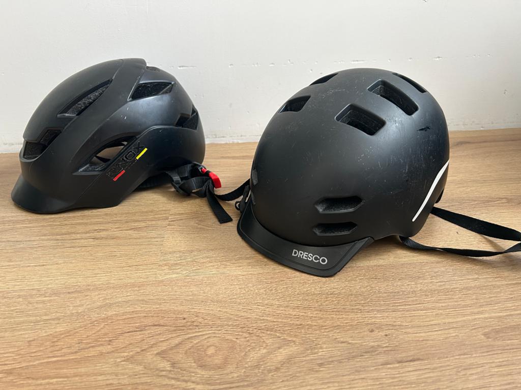 3 helmen: Speed Pedelec, en Motorhelm, Ophalen of Verzenden, Gebruikt, Overige maten, Heer of Dame