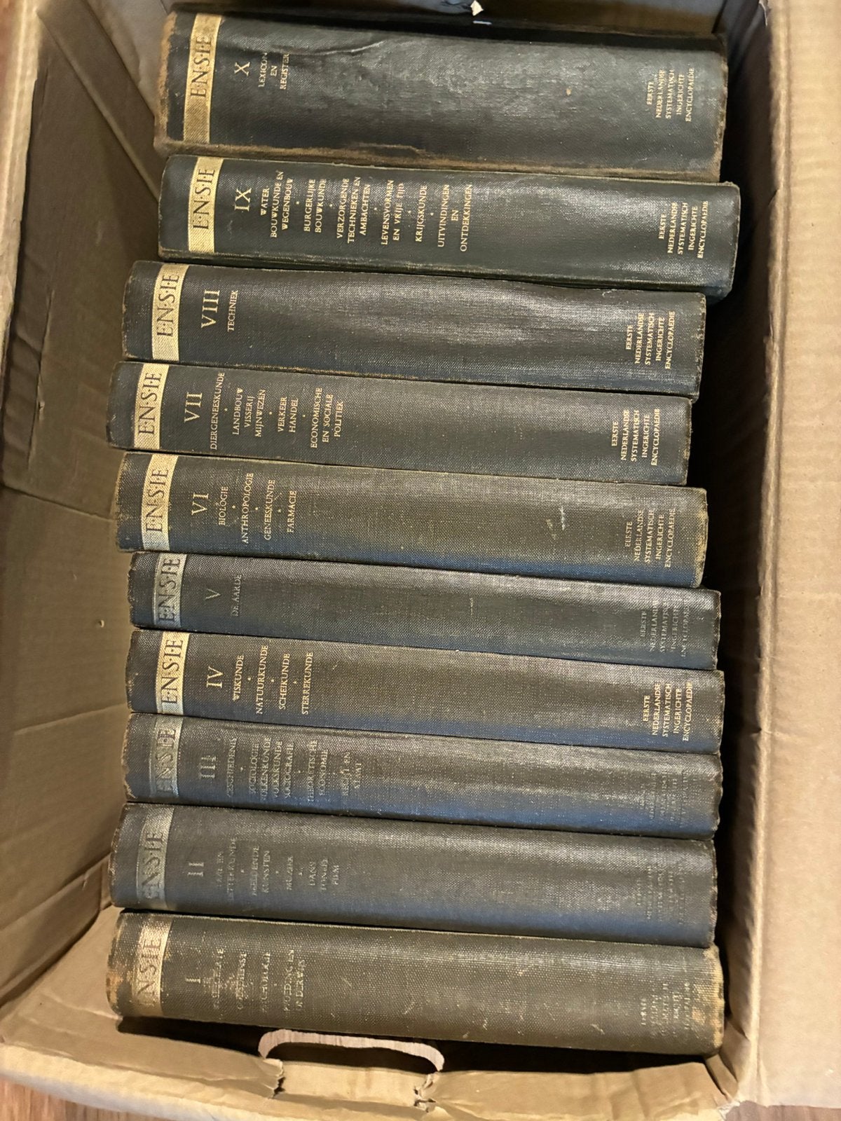 Eerste Nederlandse Systematisch Ingerichte Encyclopaedie, Ophalen of Verzenden, Gelezen, Algemeen, Complete serie