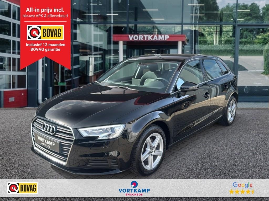 Audi A3 30 TFSI S-TRONIC NAVI/CRUISE/PDC BTW AUTO, Auto's, Audi, Gebruikt, Met garantie (alle), 116 pk, Zwart