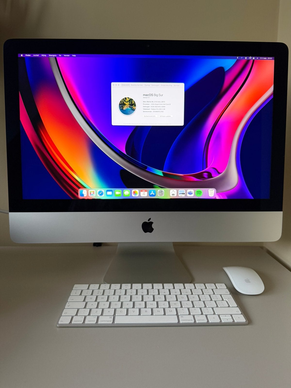 Apple iMac Retina 4K 21,5-inch (2017) – 1 TB, Computers en Software, Apple Desktops, Ophalen, Zo goed als nieuw, IMac, 3 tot 4 Ghz
