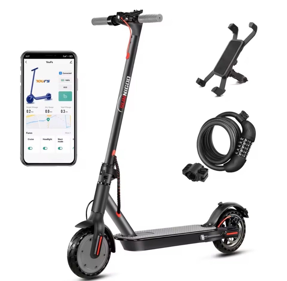 N7Pro Elektrische Step 30km/u Nieuw in Doos, Verzenden, Nieuw, Elektrische step (E-scooter)