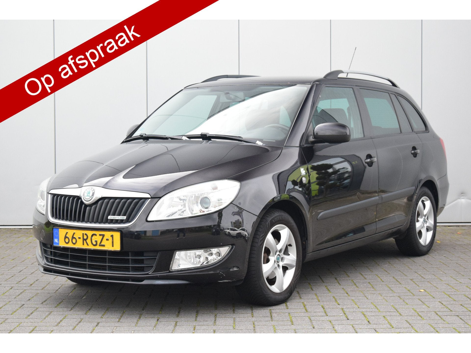 Skoda Fabia Combi 1.2 TDI Greenline Priv/Glass Ecc Cruise Pd, Auto's, Voorwielaandrijving, Euro 5, Zwart, 1199 cc