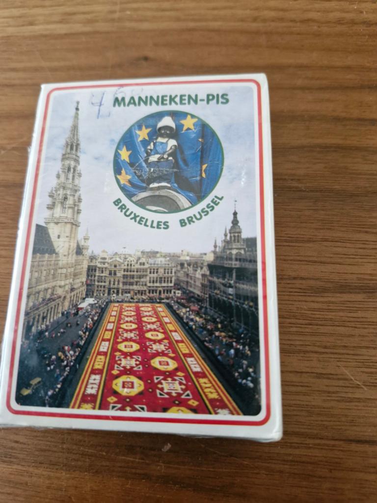 Manneken-Pis Speelkaarten - Brussel Souvenir, Verzamelen, Ophalen of Verzenden, Nieuw, Speelkaart(en)