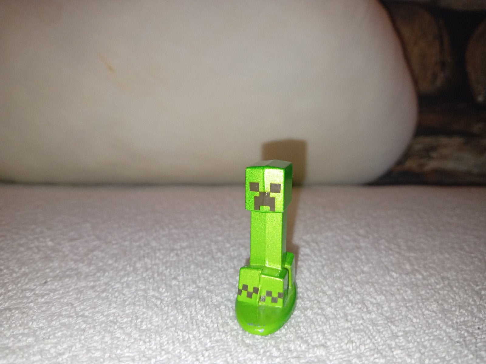 Minecraft Creeper Figuur - Zo goed als nieuw, Ophalen of Verzenden, Gebruikt