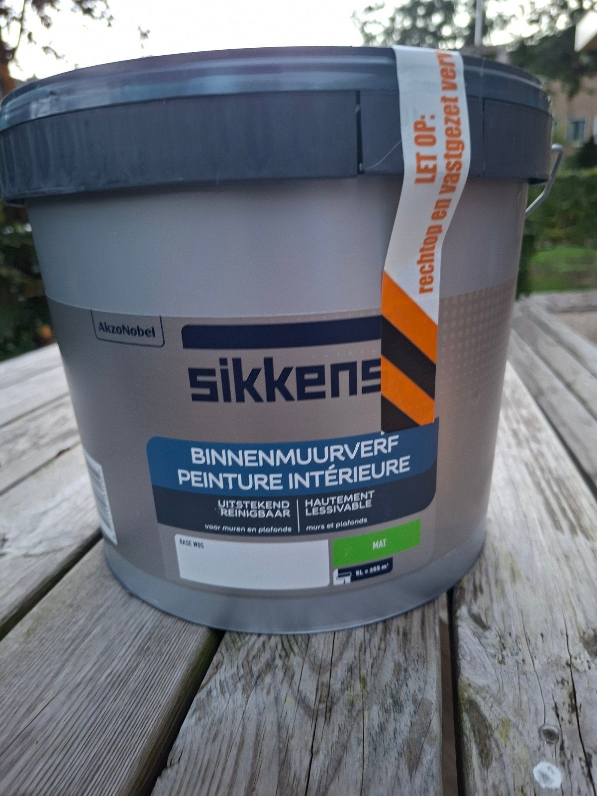 Sikkens Muurverf F0.07.74 - 5 Liter Ongeopend, Overige kleuren, 5 tot 10 liter, Nieuw, Ophalen of Verzenden