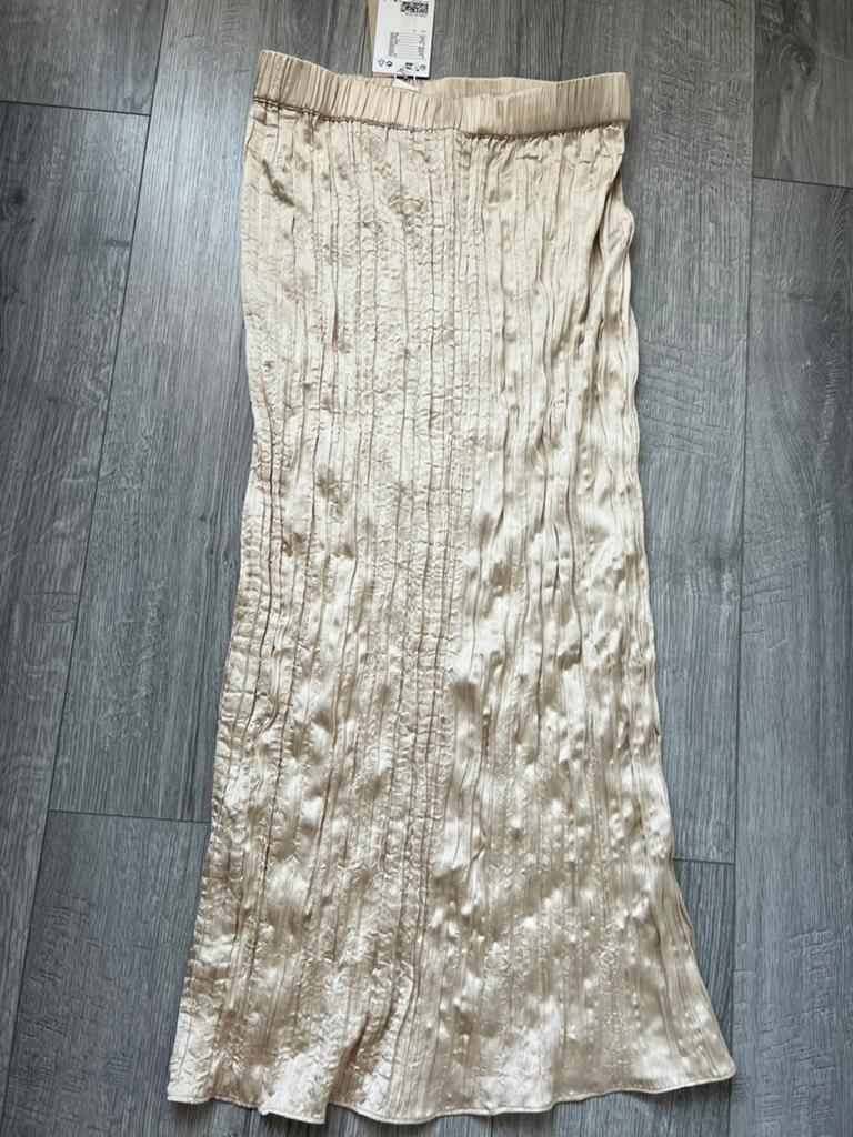 Nieuw maxi rok, Kleding | Dames, Rokken, Maat 38/40 (M), Beige, Nieuw, Ophalen of Verzenden