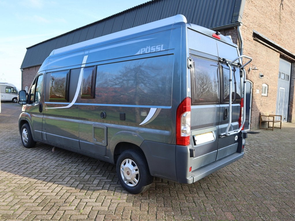 Pössl 2win 150pk AUTOMAAT, Caravans en Kamperen, Campers, Buscamper of Camperbus, Ringverwarming, Fiat, Koelkast