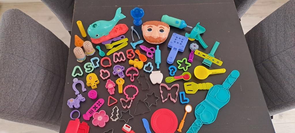 Grote set Play-Doh klei accessoires en vormpjes, Ophalen, Gebruikt, Overige typen