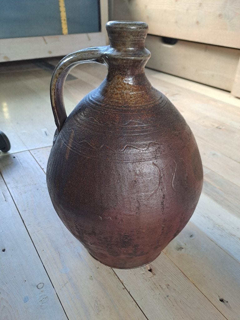 oud Stenen vaas handgemaakt, Ophalen of Verzenden