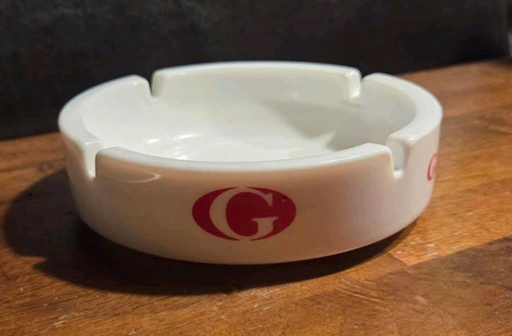 Vintage Asbak "Gancia", Ophalen of Verzenden, Zo goed als nieuw, Asbak