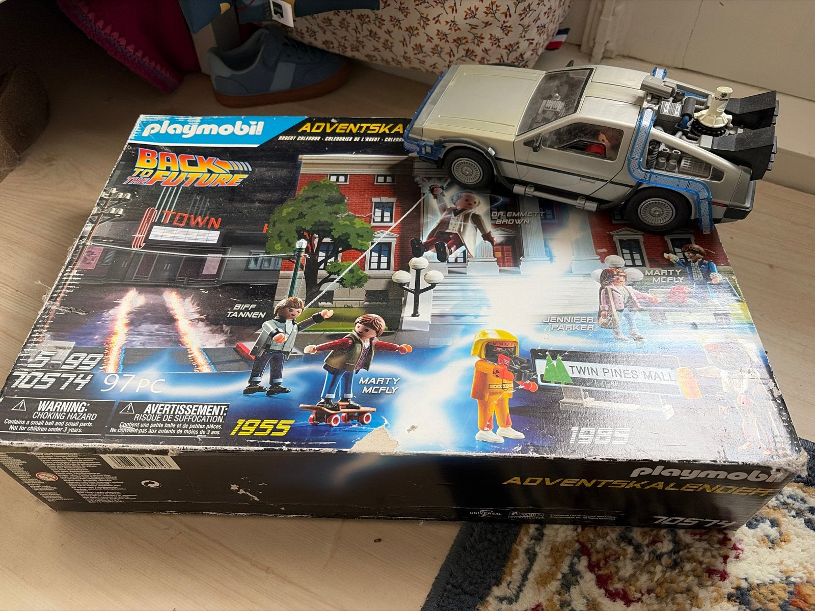 Playmobil Back to the Future Adventkalender 70574, Ophalen of Verzenden, Gebruikt, Jongen of Meisje