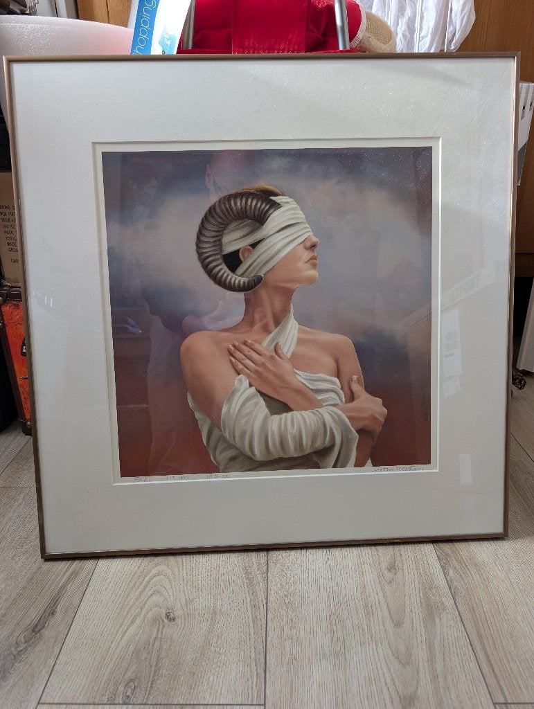 Ans Markus Sterrenbeeld Ram litho., Ophalen, 50 – 75, Minder dan 50 cm, Zo goed als nieuw