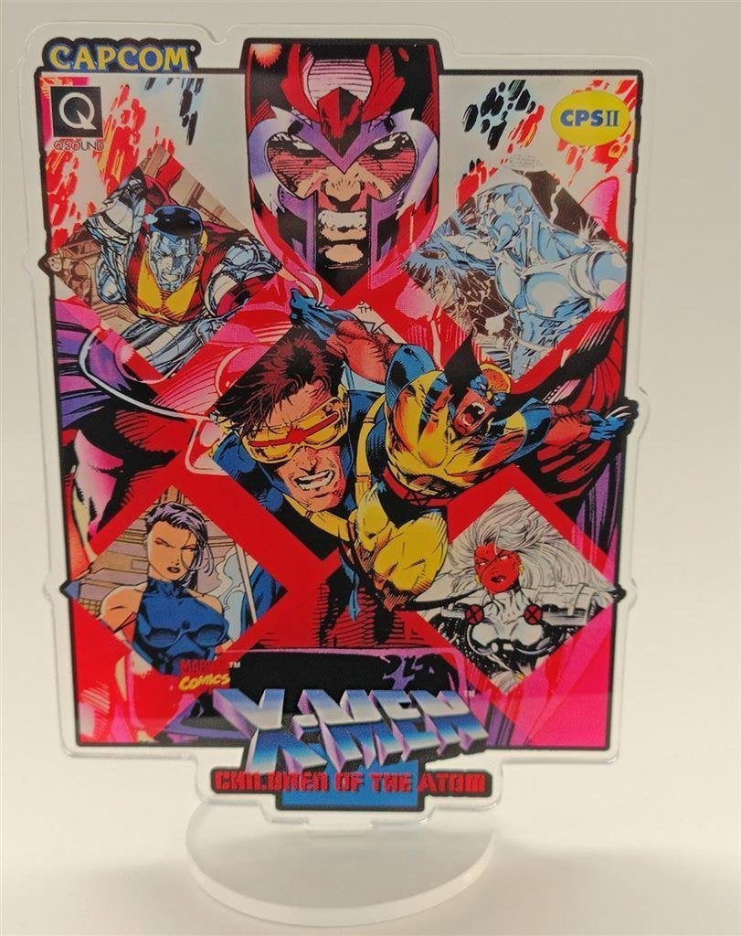 X-men Capcom Arcade Acrylic Display Game Stand, Spelcomputers en Games, Games | Overige, Nieuw, Vechten, 1 speler, Vanaf 3 jaar