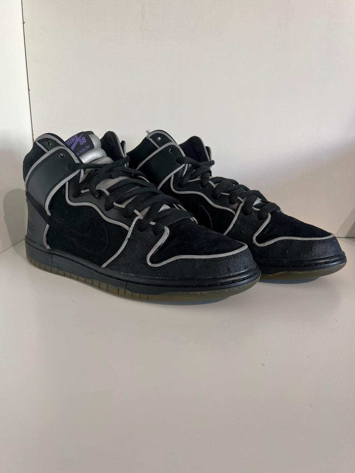 Nike SB Dunk high Black Purple Box (2016), Kleding | Heren, Schoenen, ., Zwart, Ophalen of Verzenden, Sneakers of Gympen