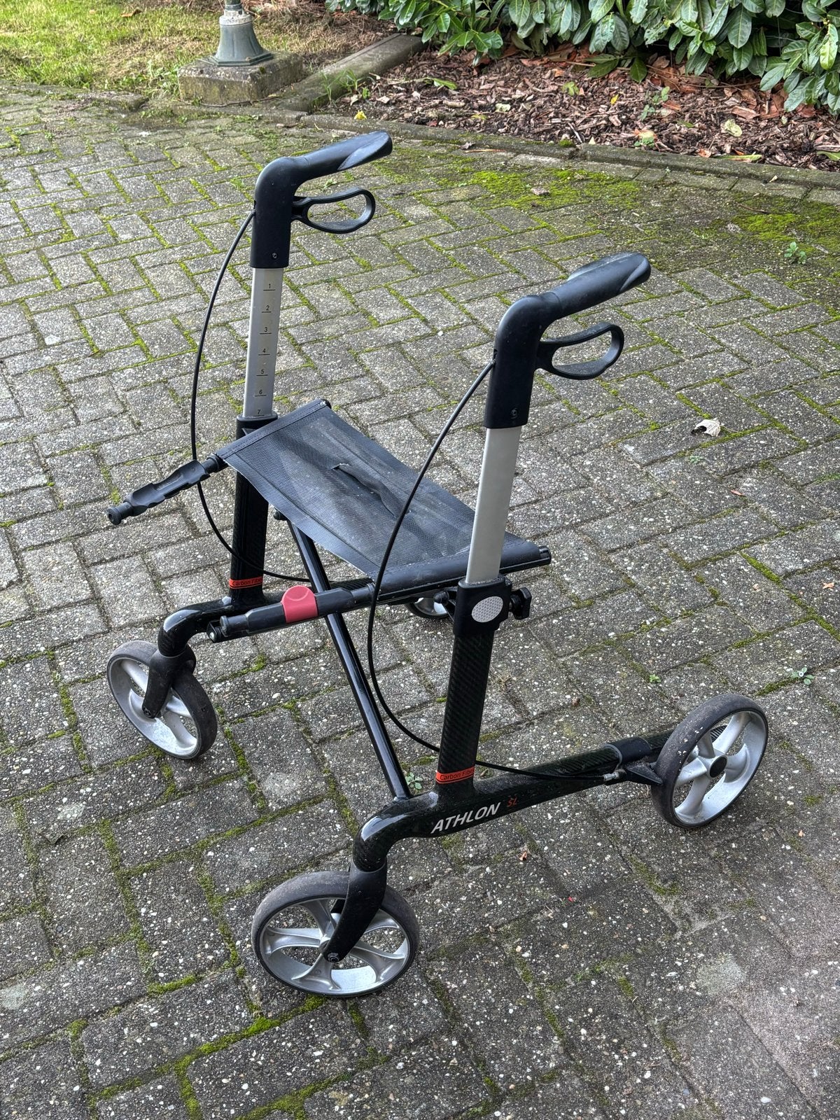 Athlon SL carbon rollator - super licht, Diversen, Ophalen, Lichtgewicht, Zo goed als nieuw