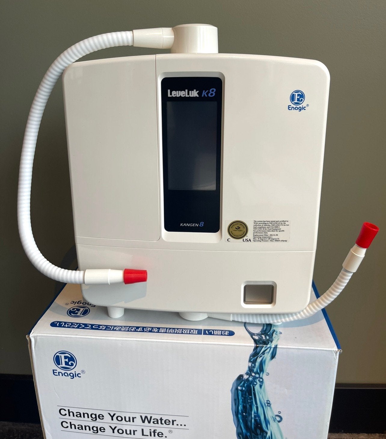 Kangen Water Leveluk K8 Nieuw in de doos!, Ophalen of Verzenden, Nieuw, Overige typen