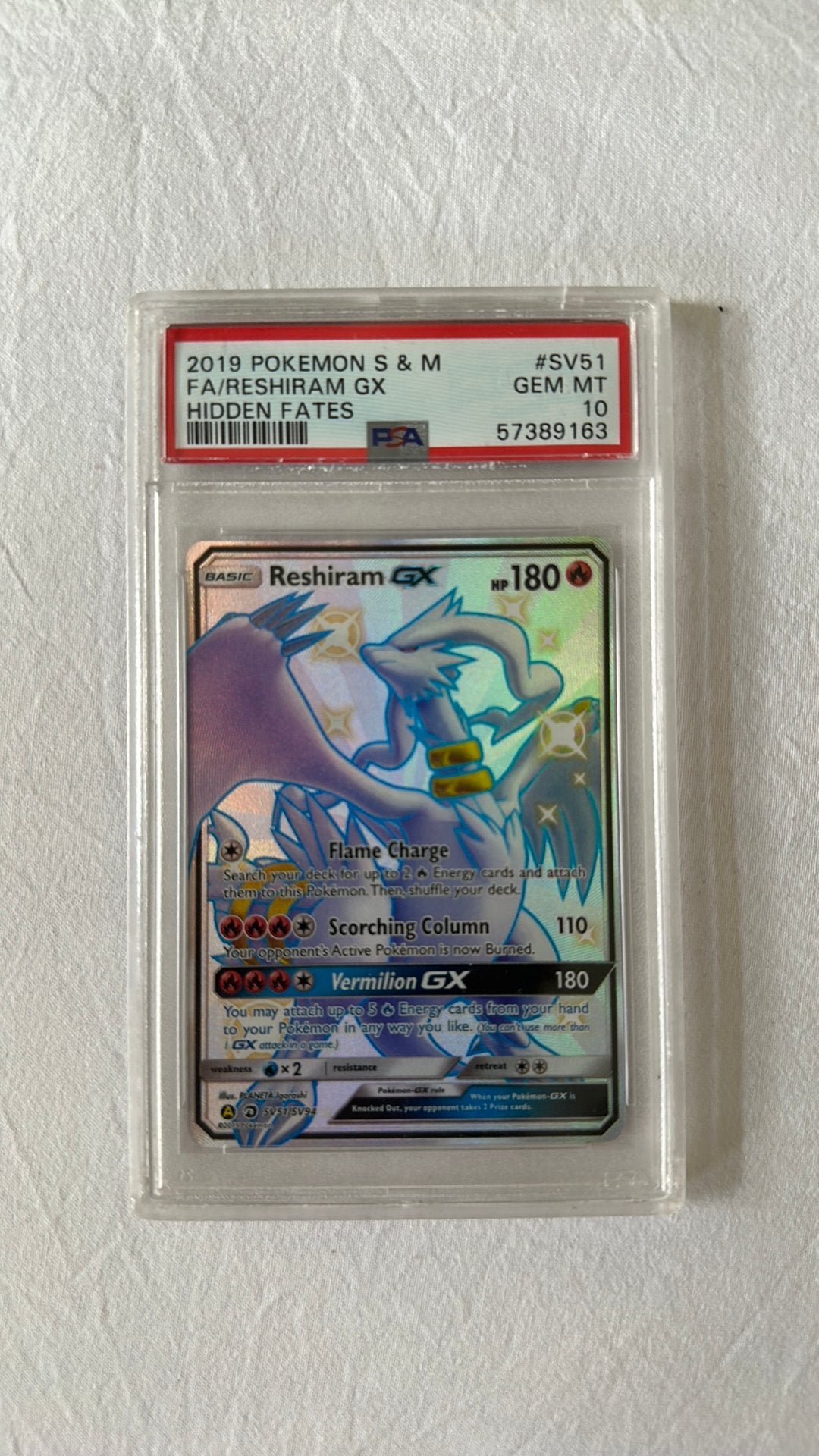 Reshiram SV51, Ophalen of Verzenden, Zo goed als nieuw