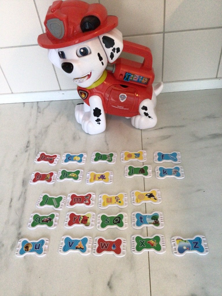 Vtech Paw Patrol Letterpret Reddingspup Marshall, Ophalen of Verzenden, Zo goed als nieuw, 6 maanden tot 2 jaar