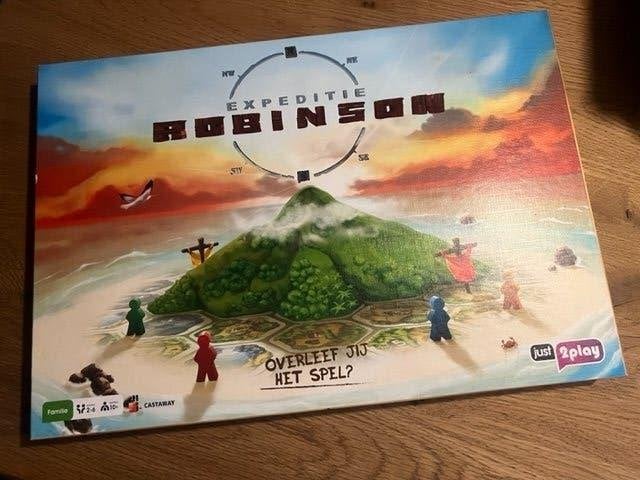 Expeditie Robinson Bordspel - Overleef jij het spel?, Drie of vier spelers, Ophalen of Verzenden, Zo goed als nieuw, Just 2 Play
