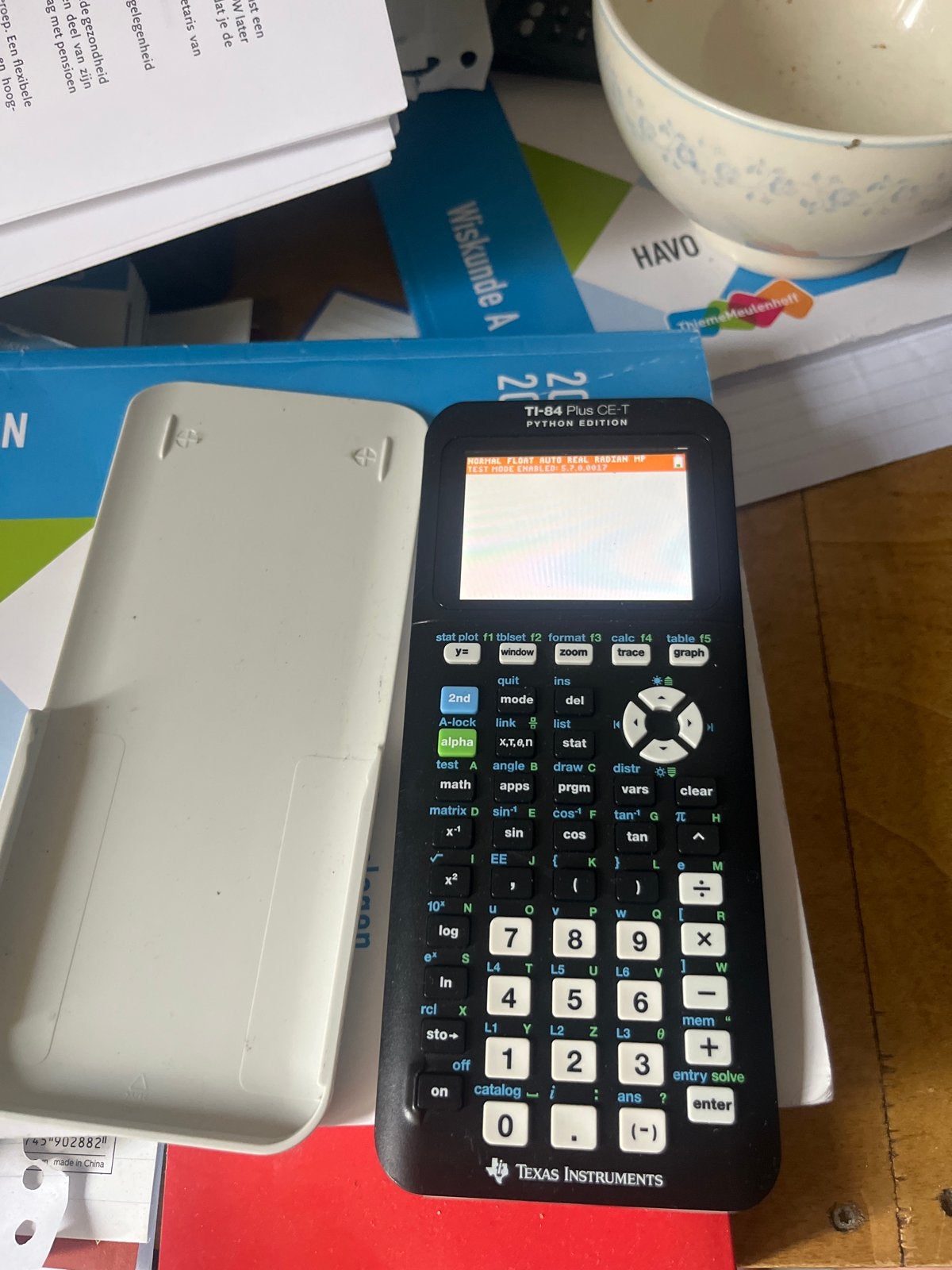 Grafische rekenmachine TI-84 plus CE-T python editie., Ophalen of Verzenden, Grafische rekenmachine, Zo goed als nieuw