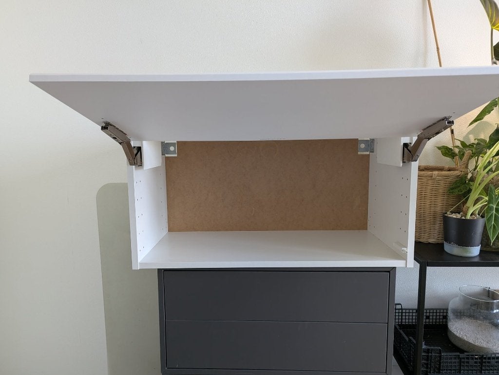 Ikea Metod Witte wandkast - Zo goed als nieuw, 80x40 cm, Ophalen, Modern en functioneel, Met klep(pen), 50 tot 100 cm