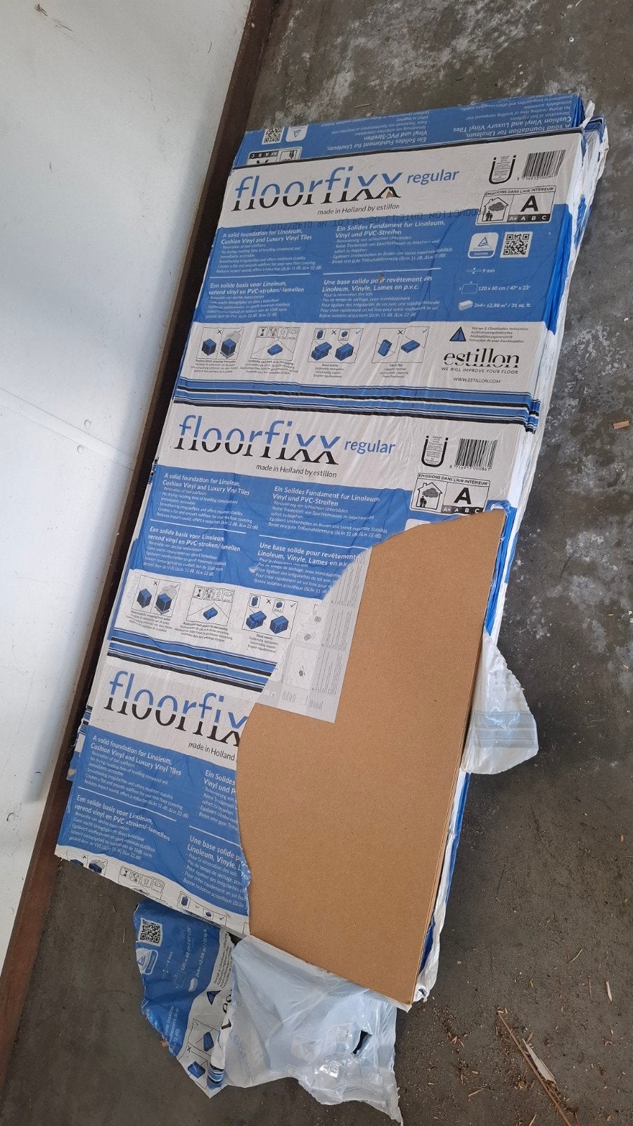 3 pakken Floorfixx Regular ondervloer, Doe-het-zelf en Verbouw, Vloerdelen en Plavuizen, Ophalen, Overige materialen, 30 cm of meer