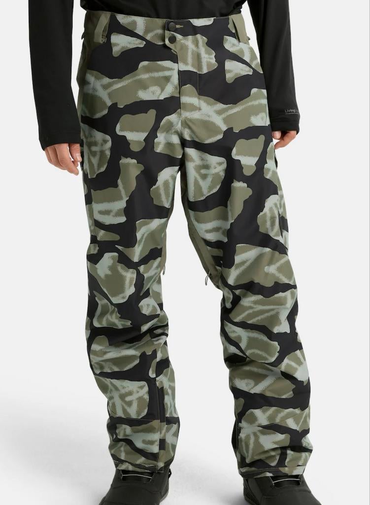 Burton Reserve 2L Insulated Pants - Graffiti Camo/Forest Mos, Ophalen of Verzenden, Nieuw, Maat 48/50 (M), Broek