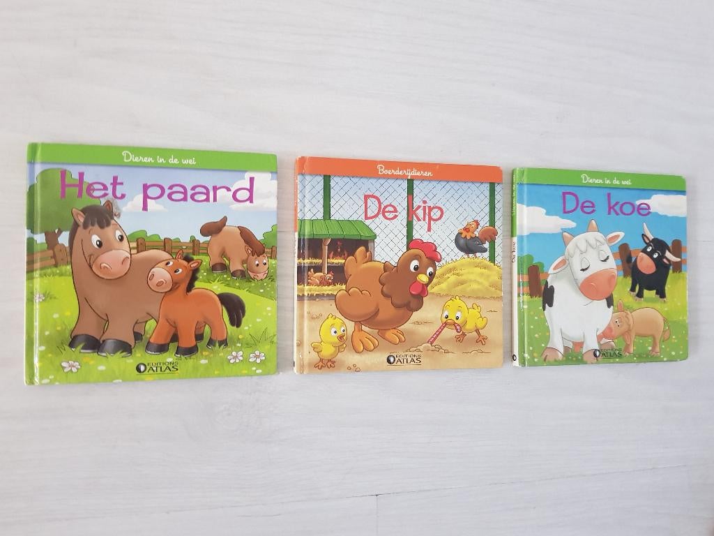 dierenboekjes Editions Atlas, Boeken, Kinderboeken | Jeugd | onder 10 jaar, Ophalen of Verzenden, Gelezen, Fictie algemeen