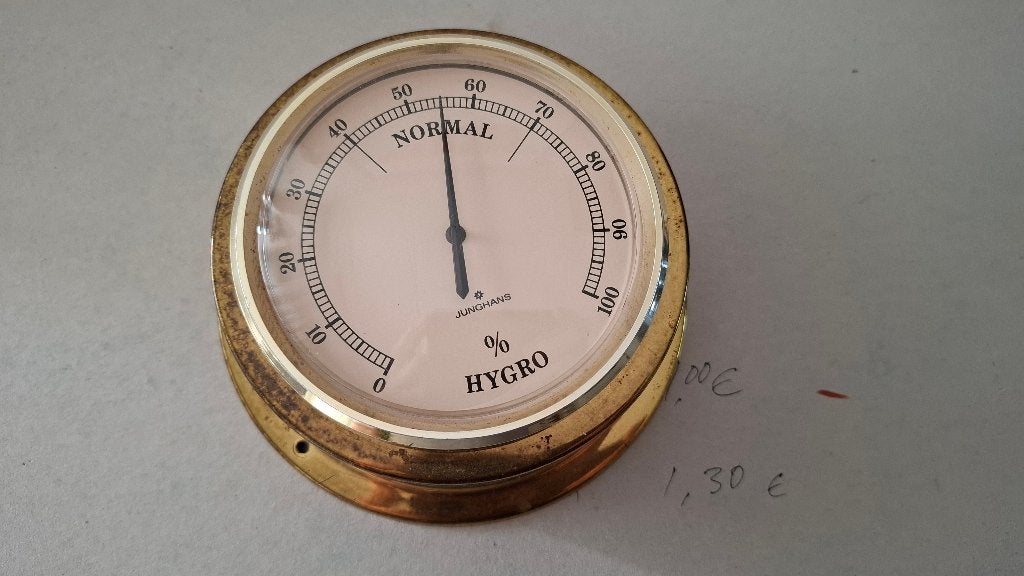 hygrometer Junghans Germany, Ophalen of Verzenden, Gebruikt