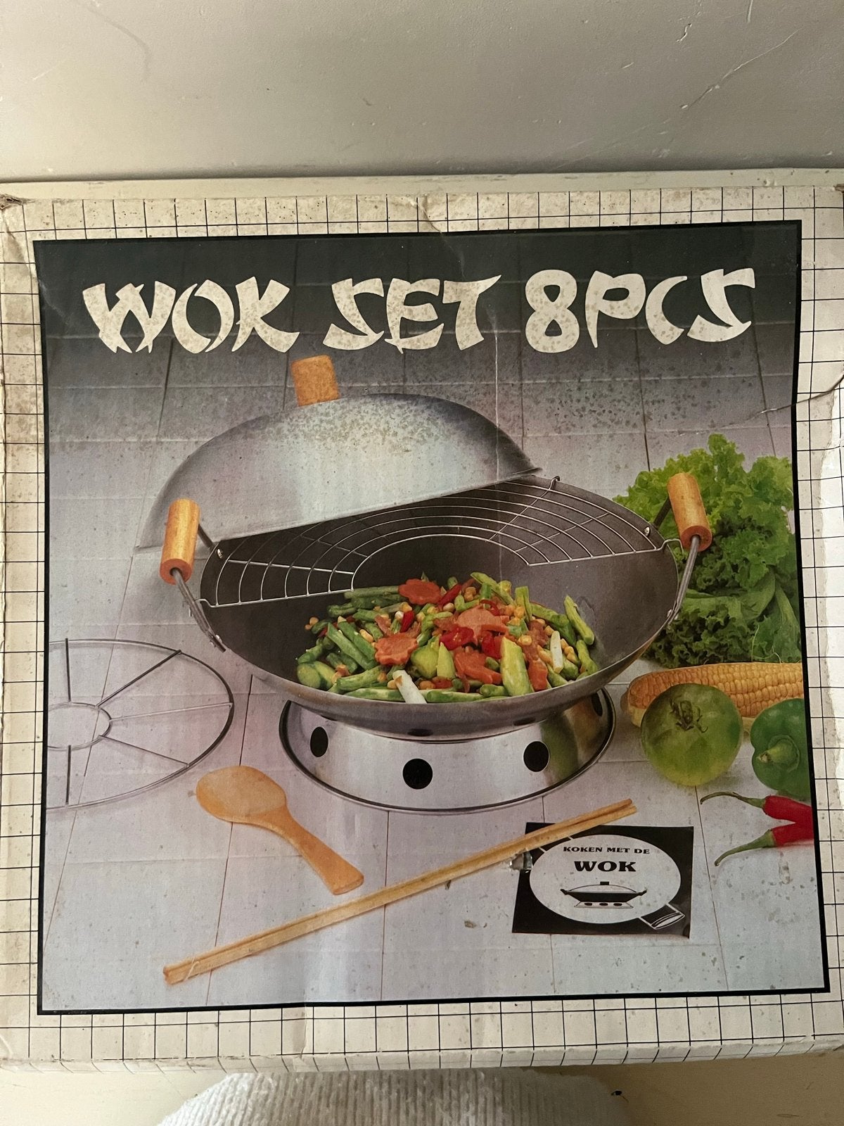 Nieuwe Wok set 8-delig, Ophalen, Nieuw