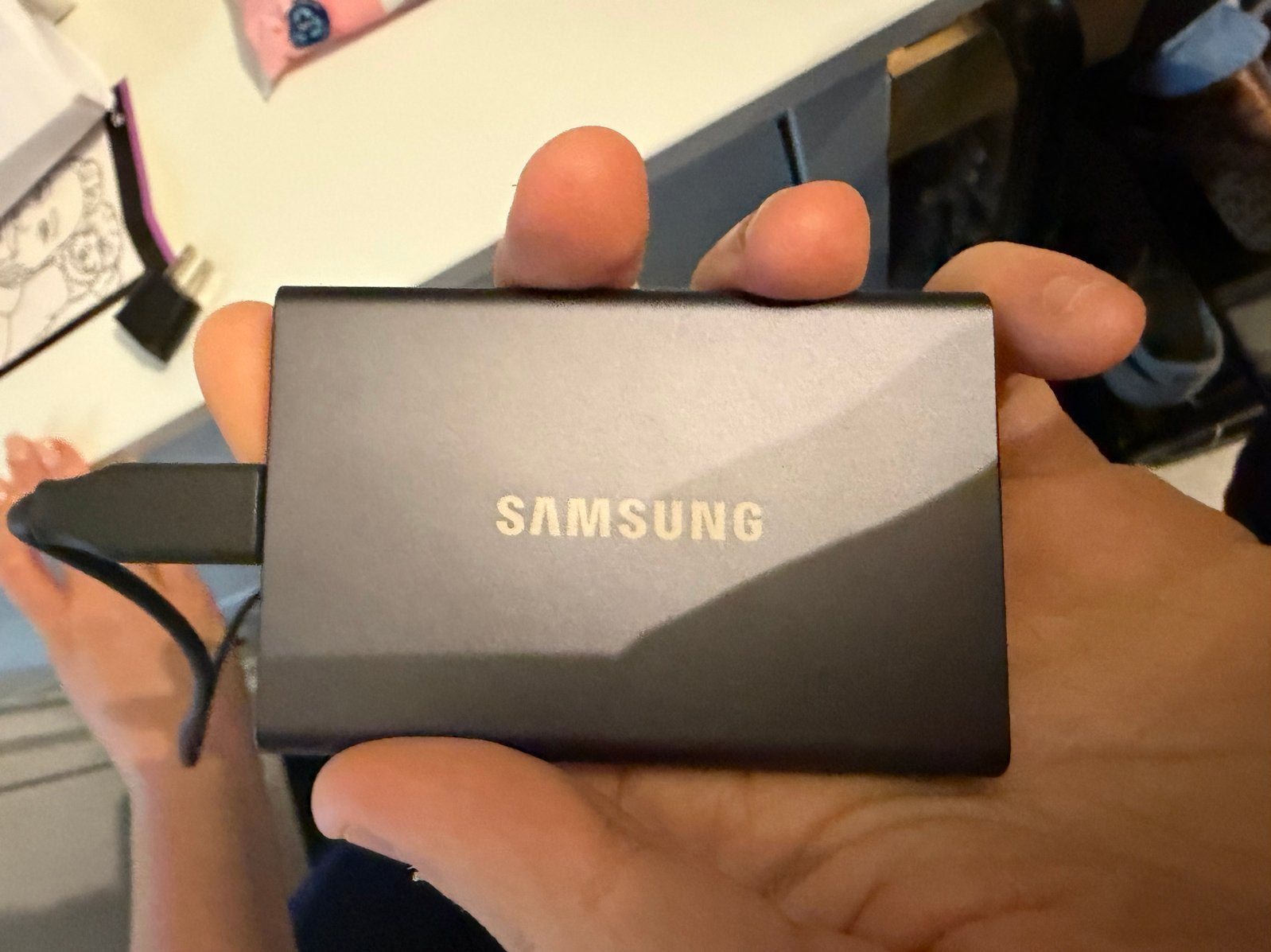 Samsung T7 Portable SSD 1TB - Snelle Externe Opslag, Computers en Software, Server, SSD, Ophalen of Verzenden, Zo goed als nieuw