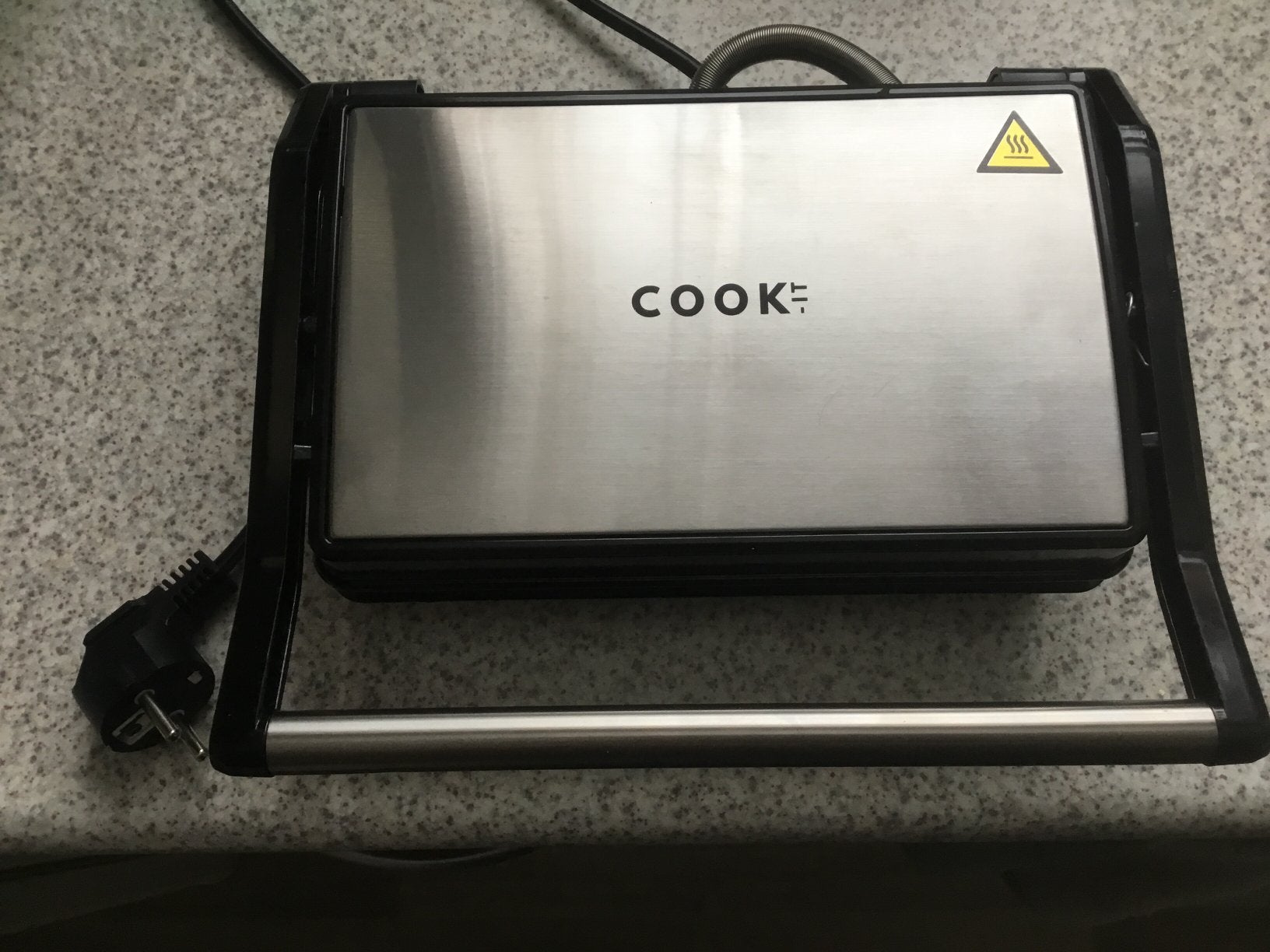 COOK= Contactgrill - Zo goed als nieuw, Witgoed en Apparatuur, Contactgrills, Ophalen of Verzenden, Zo goed als nieuw