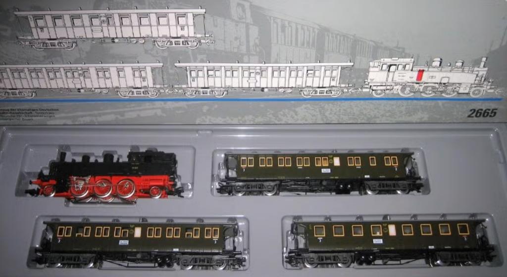Marklin H0 2665 - 4-delige digitale set loc BR 75 DRG in ovp, Wisselstroom, Treinset, Nieuw, Ophalen of Verzenden