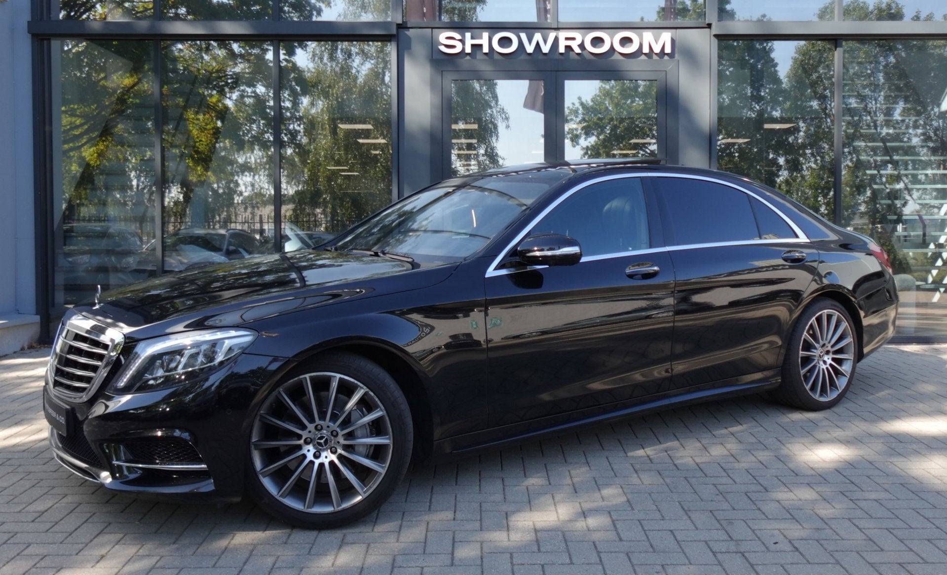 Mercedes-Benz S-klasse 350 BlueTEC Lang Prestige Plus PANO B, Auto's, Dealer onderhouden, Achterwielaandrijving, Gebruikt, Zwart