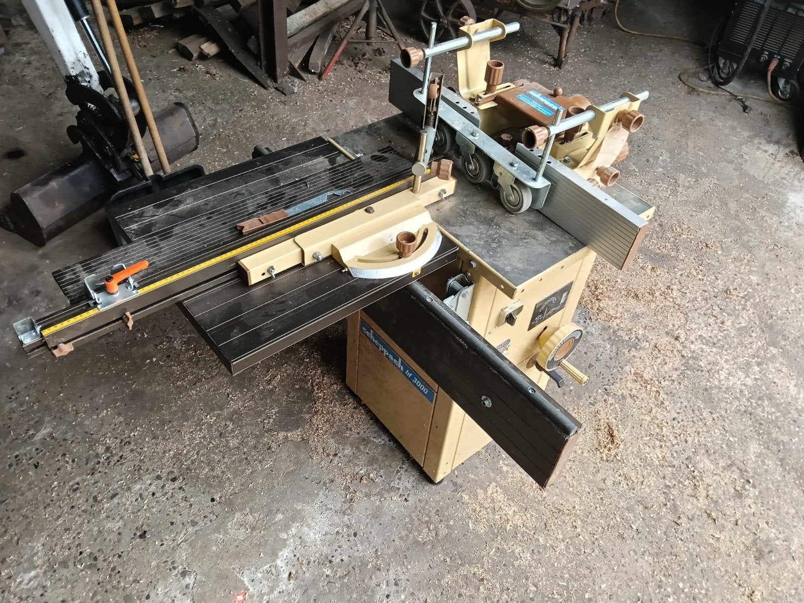 Scheppach HF 3000 Tafelfrees freesmachine houtbewerking, Ophalen of Verzenden