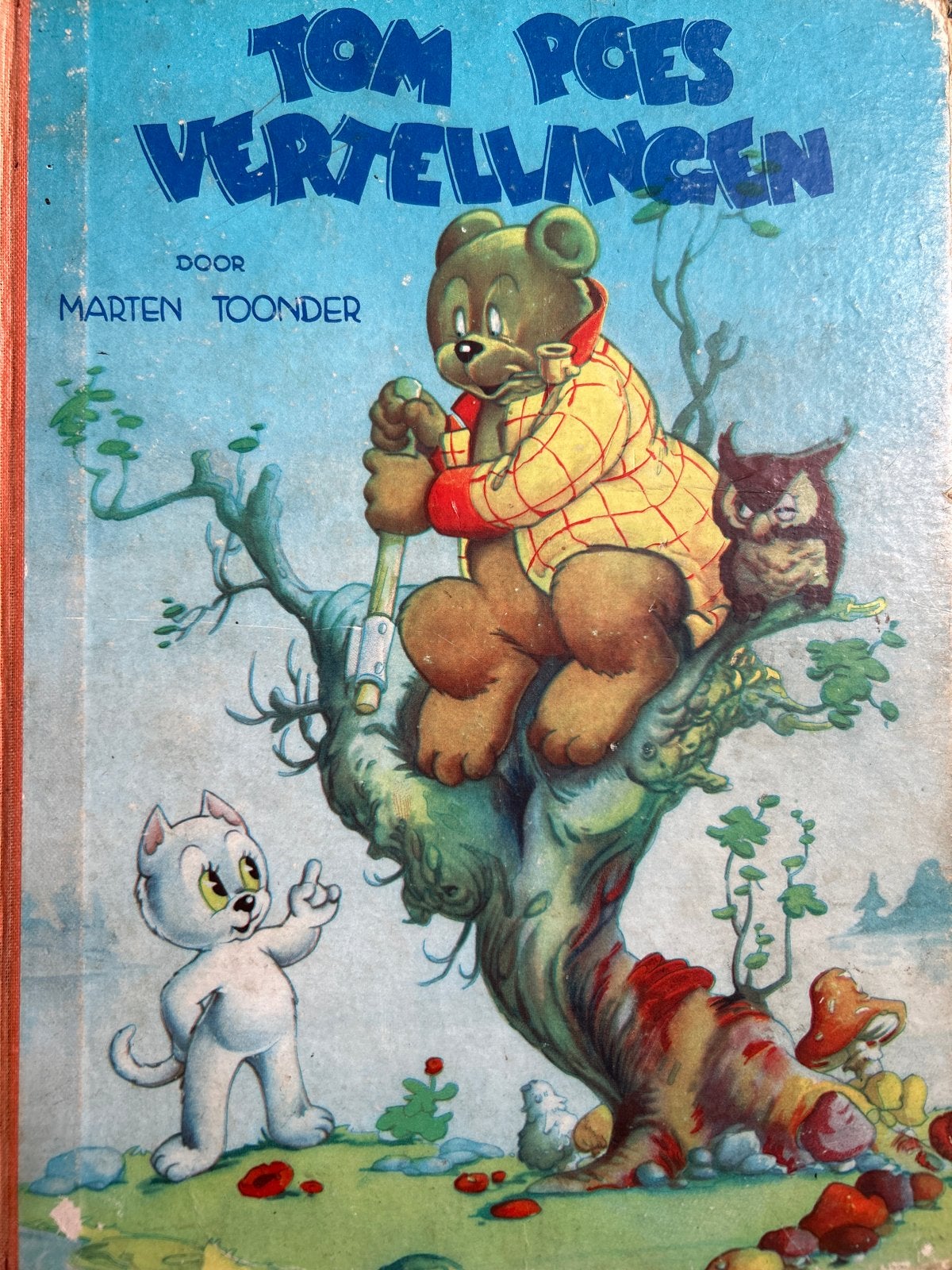 Tom Poes Vertellingen door Marten Toonder - Vintage Boek, Eén stripboek, Ophalen of Verzenden, Gelezen