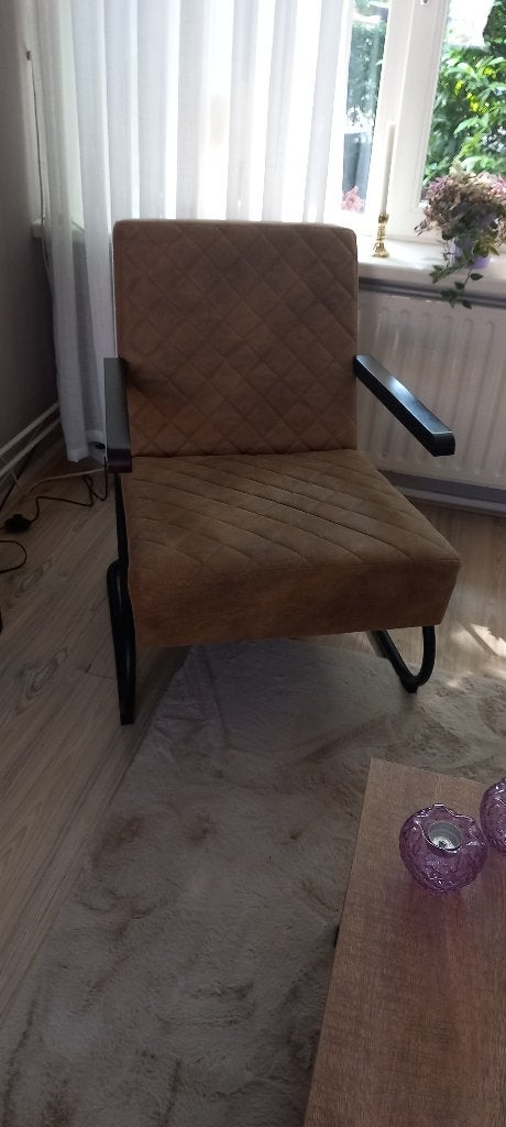 2 fauteuils, Huis en Inrichting, Fauteuils, Ophalen, Kunststof, 75 tot 100 cm, Zo goed als nieuw
