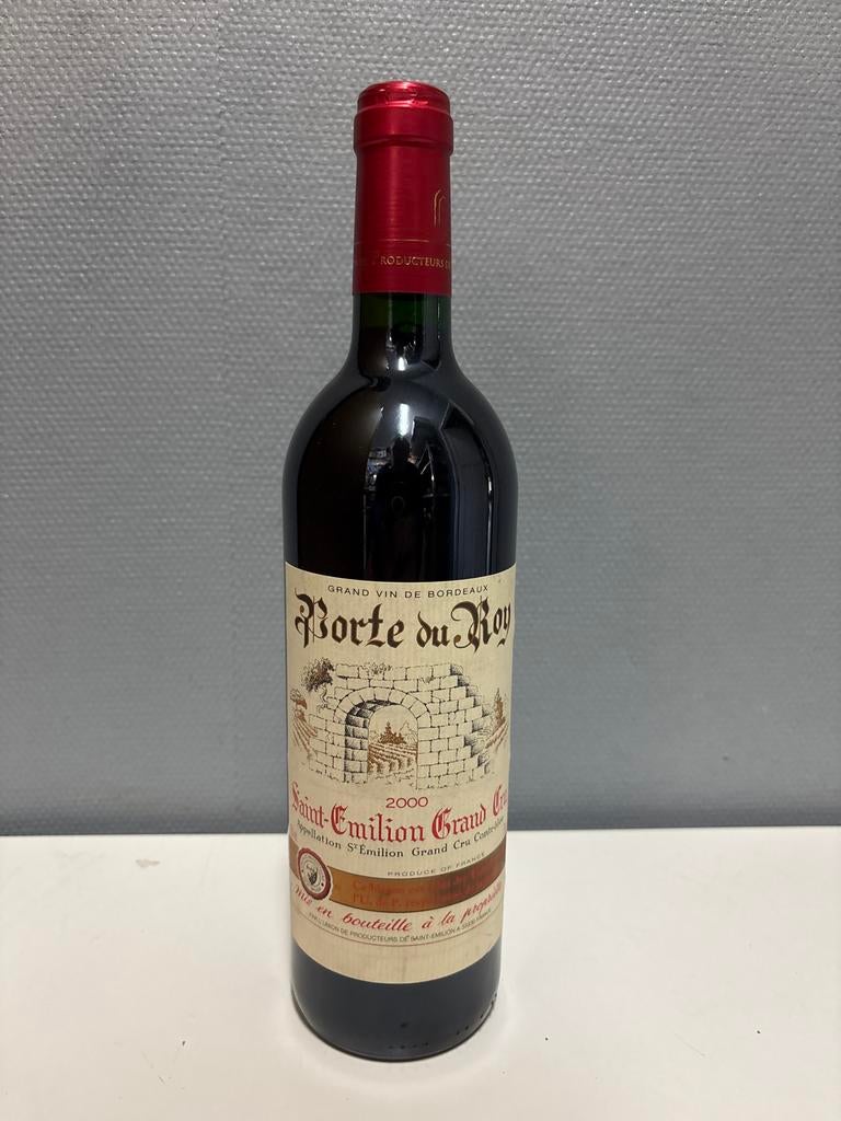 Porte du Roy Saint-Émilion Grand Cru 2000, Gebruikt, Frankrijk, Ophalen of Verzenden, Rode wijn