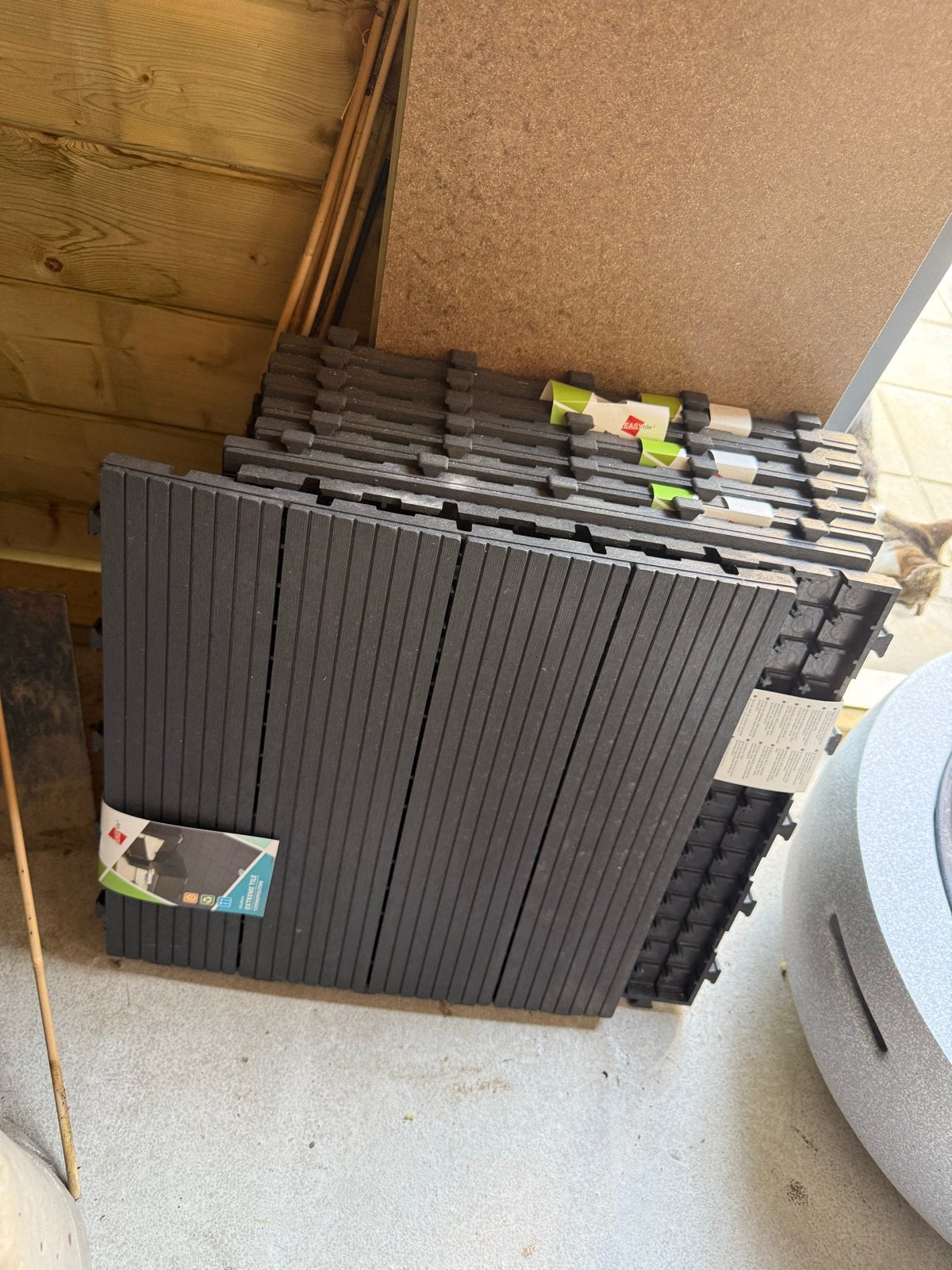 Terrastegels plastic 45x45 8 stuks, Tuin en Terras, Ophalen, Nieuw, Composiet