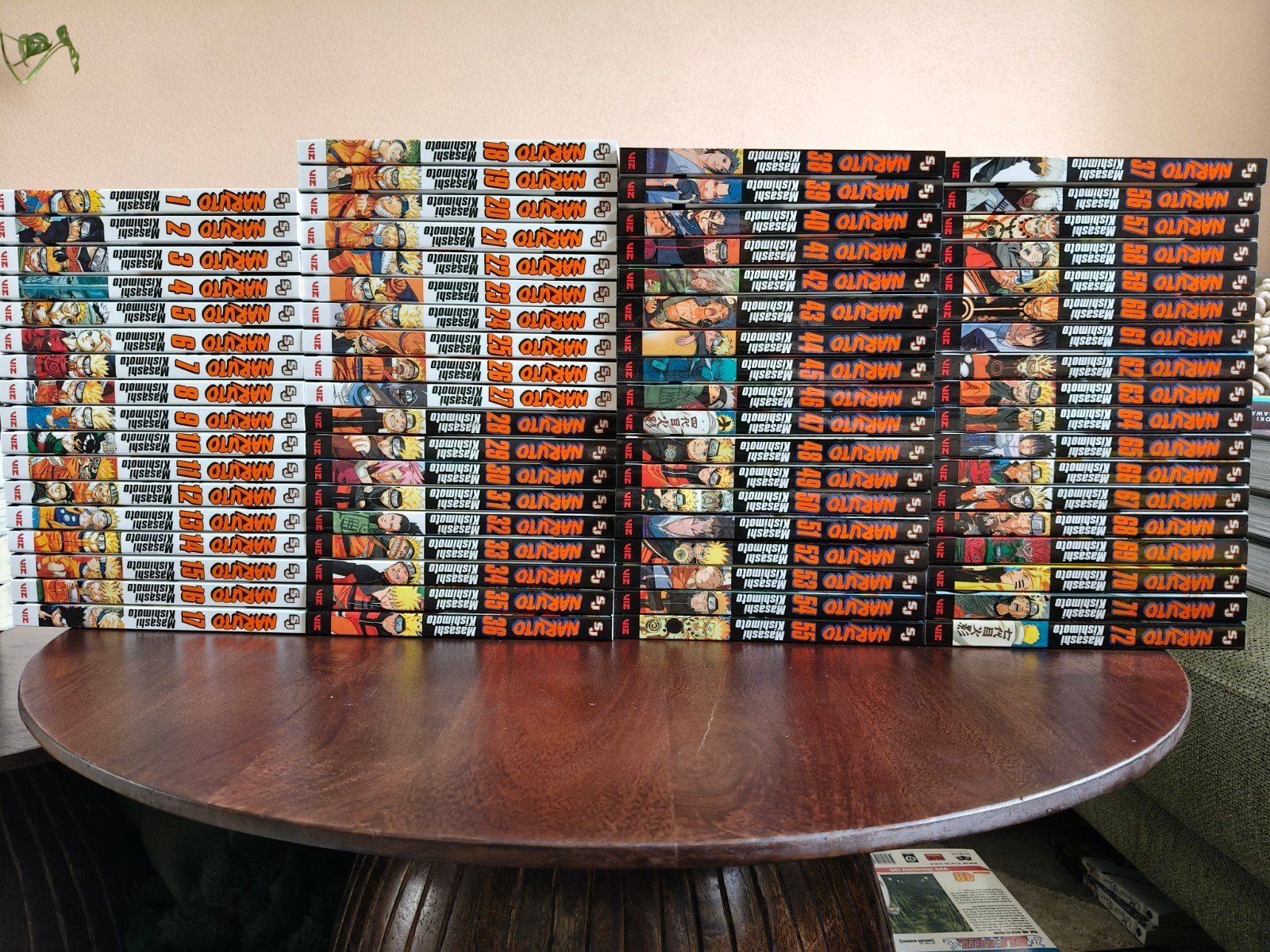 Naruto manga set vol. 1-72, Ophalen