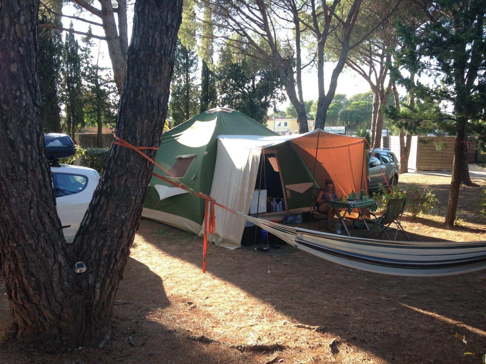 Karsten 400 tent, Ophalen