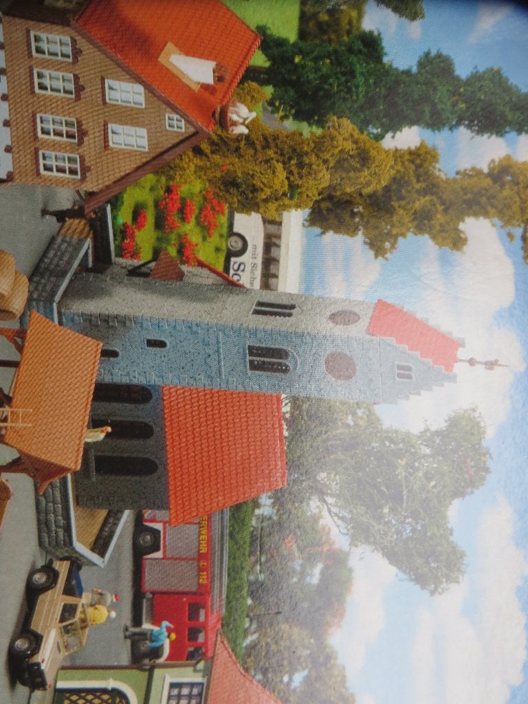 Faller kerk 130238, Overige merken, Gelijkstroom of Wisselstroom, Brug, Tunnel of Gebouw, Nieuw