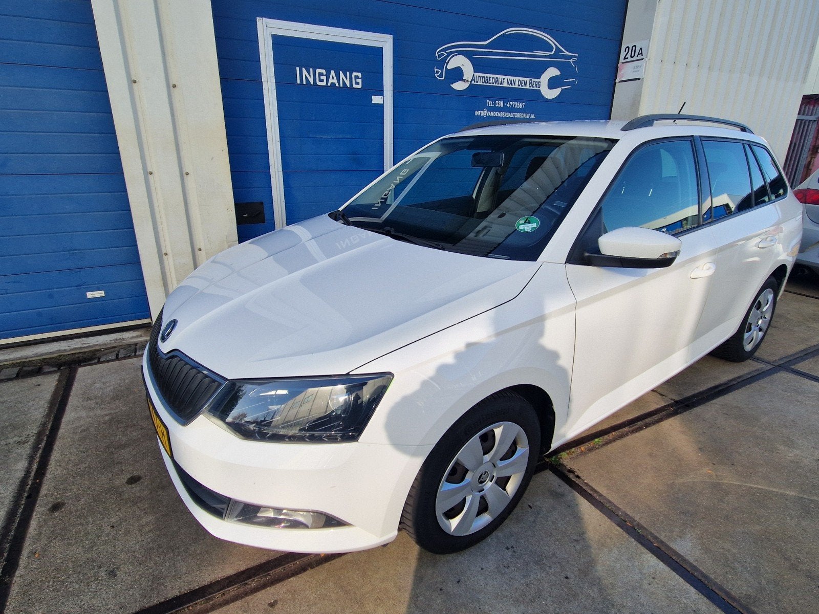 Skoda Fabia 1.4TDI 66KW Combi 2017 Wit, Auto's, Voorwielaandrijving, Wit, 3 cilinders, 1080 kg