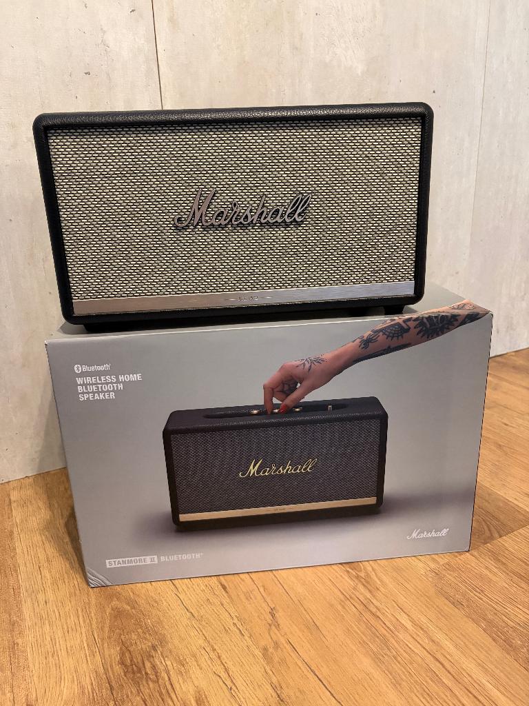 Marshall Speaker - Stanmore II, Zo goed als nieuw, Minder dan 60 watt, Front, Rear of Stereo speakers, Ophalen