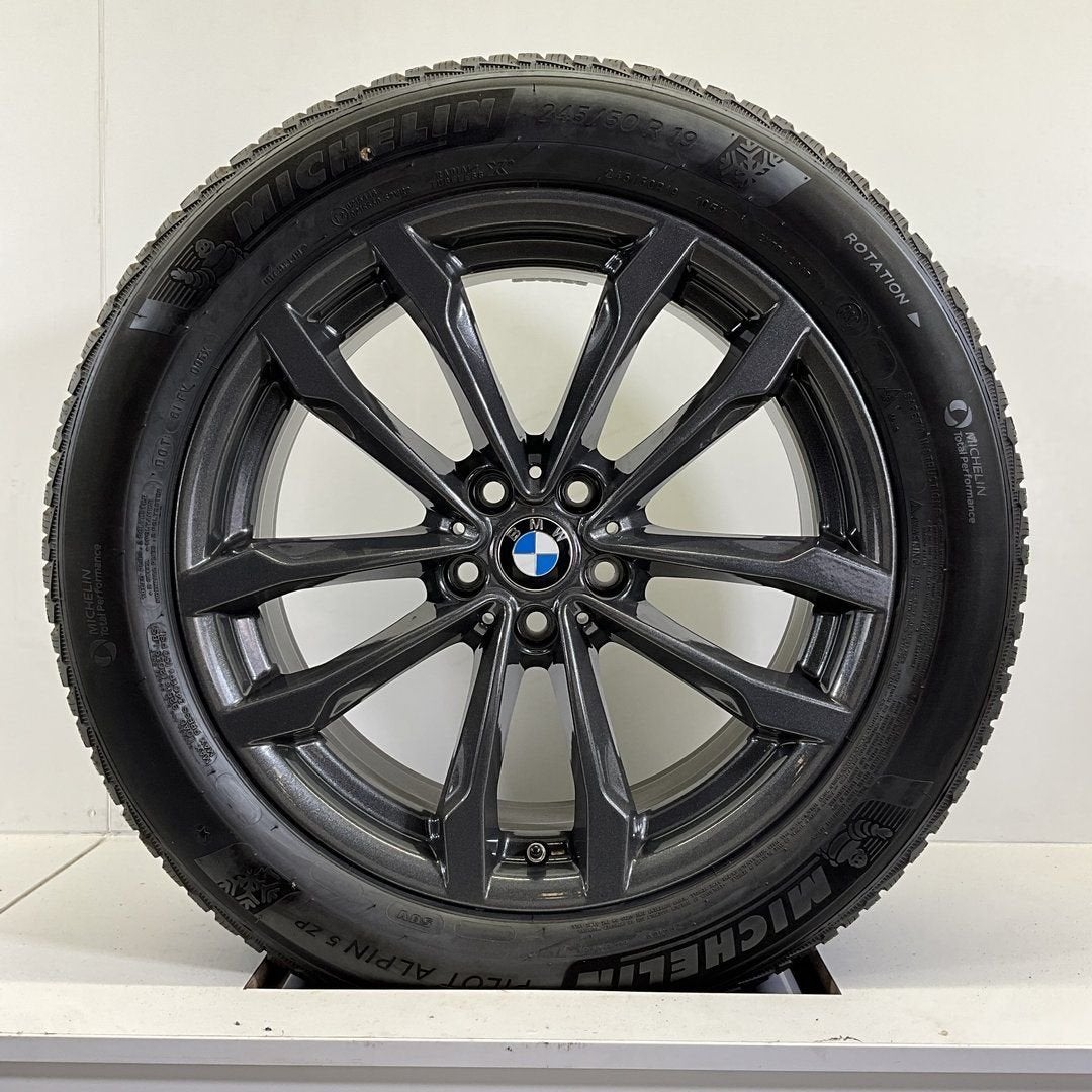BMW X3 G01 X4 G02 SET VELGEN + WINTERBANDEN 19 INCH ORIG. 69, Auto-onderdelen, Banden en Velgen, 19 inch, -, -, Banden en Velgen