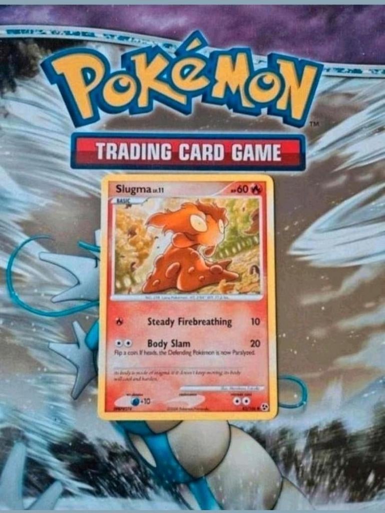 Slugma 83/106 DP Great Encounters pokemon kaart, Ophalen of Verzenden, Zo goed als nieuw, Losse kaart