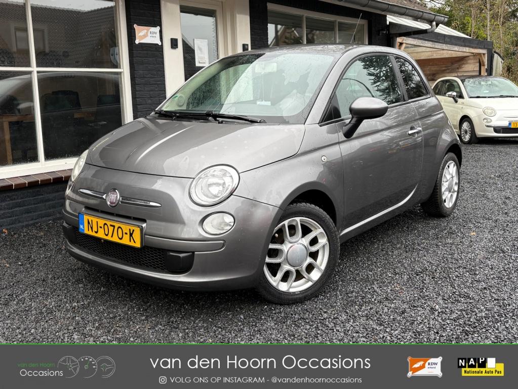 Fiat 500 1.2 Sport AIRCO | APK OKT | MEENEEMPRIJS | HALFLEDE, Auto's, Euro 5, Gebruikt, 1242 cc, 4 cilinders