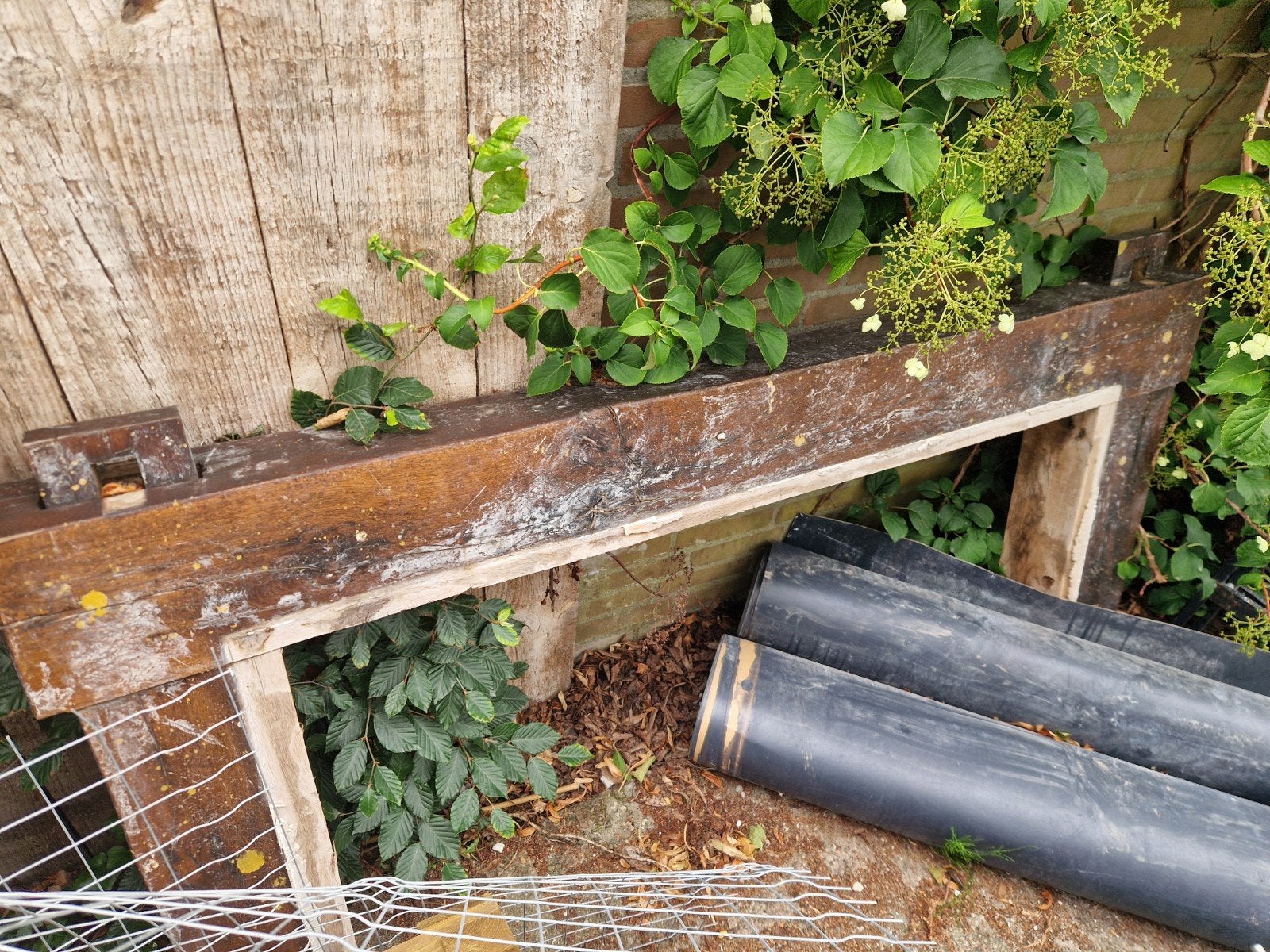 Robuuste houten balken voor diverse projecten, Ophalen, Gebruikt