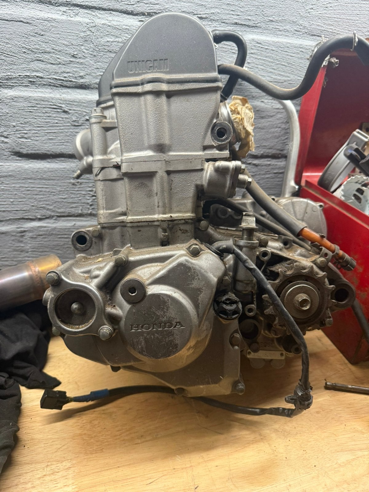 crf 450 blok 2016, Ophalen