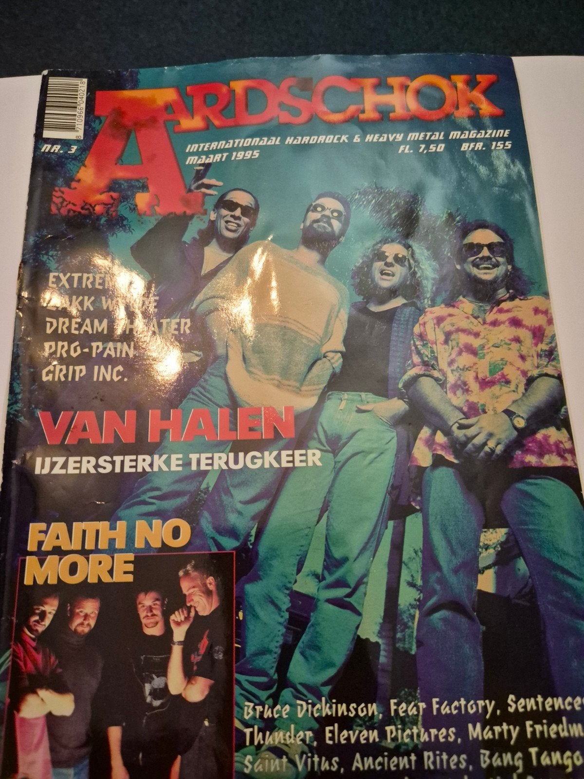 Aardschok Magazine Maart 1995 - Hardrock & Heavy Metal, Ophalen of Verzenden, Gelezen, Muziek, Film of Tv